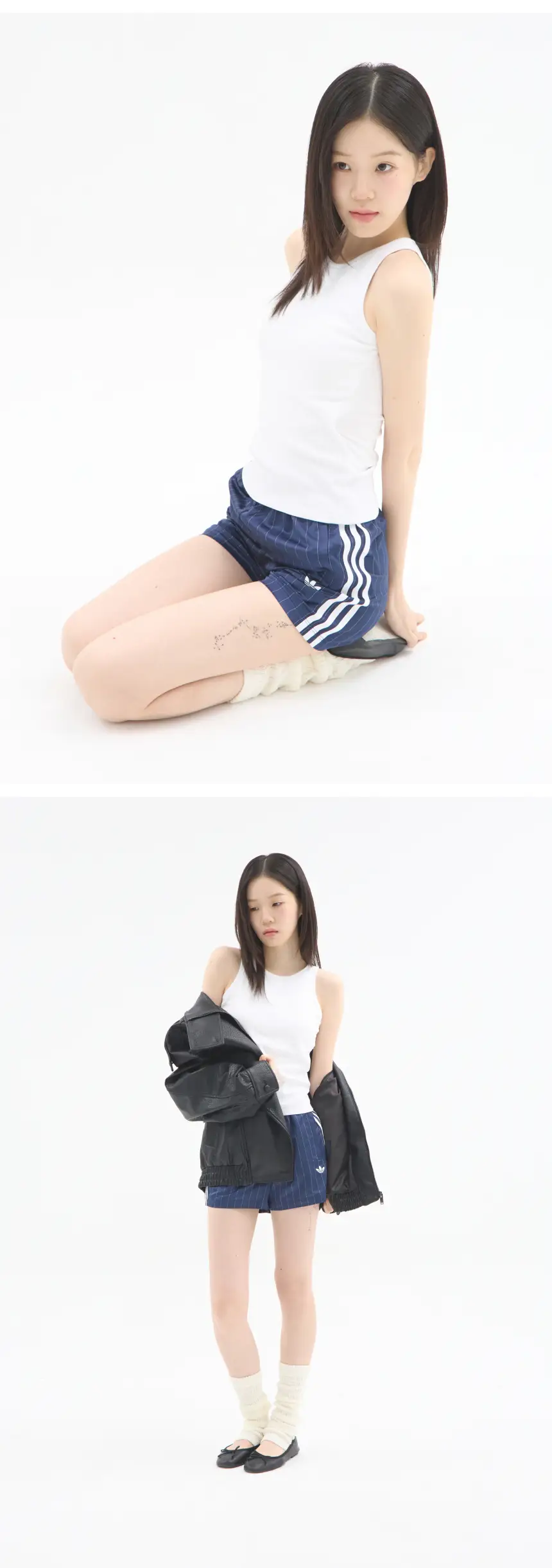 리무브 노브라웨어 이지 브라 슬리브리스 (블루/블랙/화이트/오트밀/핑크) 상세페이지 2