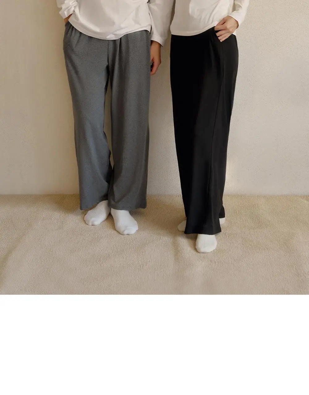 마른파이브 히트터치 소프트 기모 통바지 4종 1택 상세페이지 4