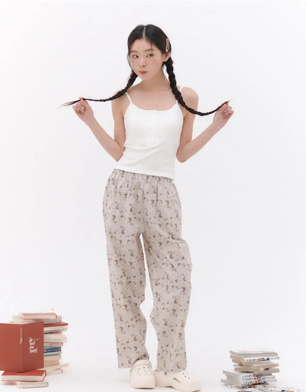 오프아워 드리미두들스 괴도토끼 긴바지 (M / L /XL) 상세페이지 8