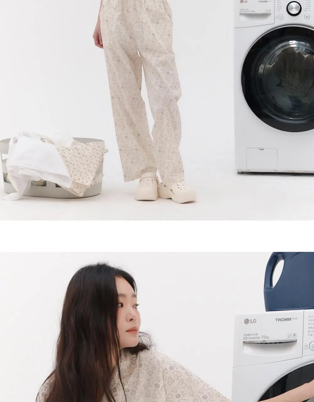 오프아워 드리미두들스 도토리대작전 긴바지 아이보리 (M / L / XL) 상세페이지 3