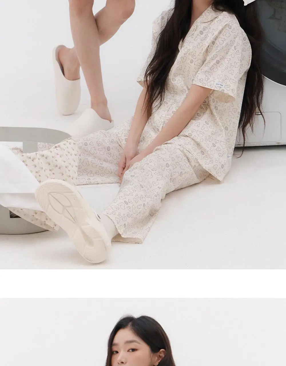 오프아워 드리미두들스 도토리대작전 긴바지 아이보리 (M / L / XL) 상세페이지 5