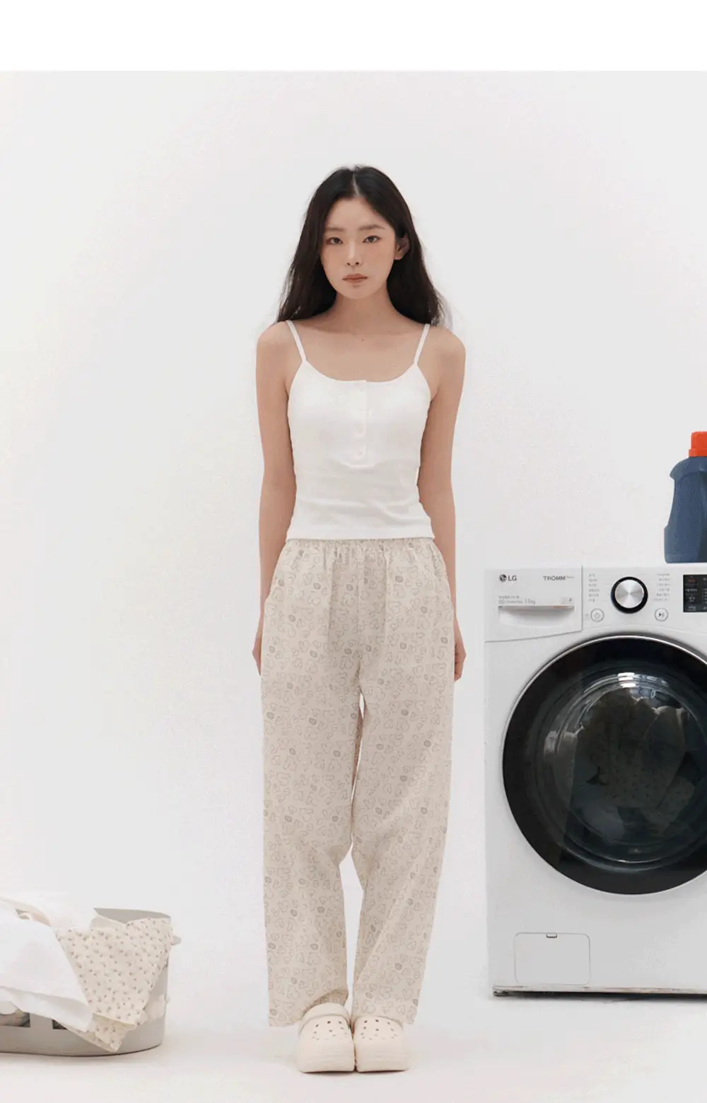 오프아워 드리미두들스 도토리대작전 긴바지 아이보리 (M / L / XL) 상세페이지 13