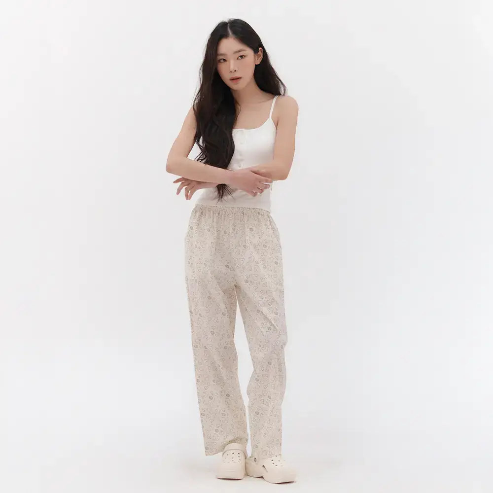 오프아워 드리미두들스 도토리대작전 긴바지 아이보리 (M / L / XL)