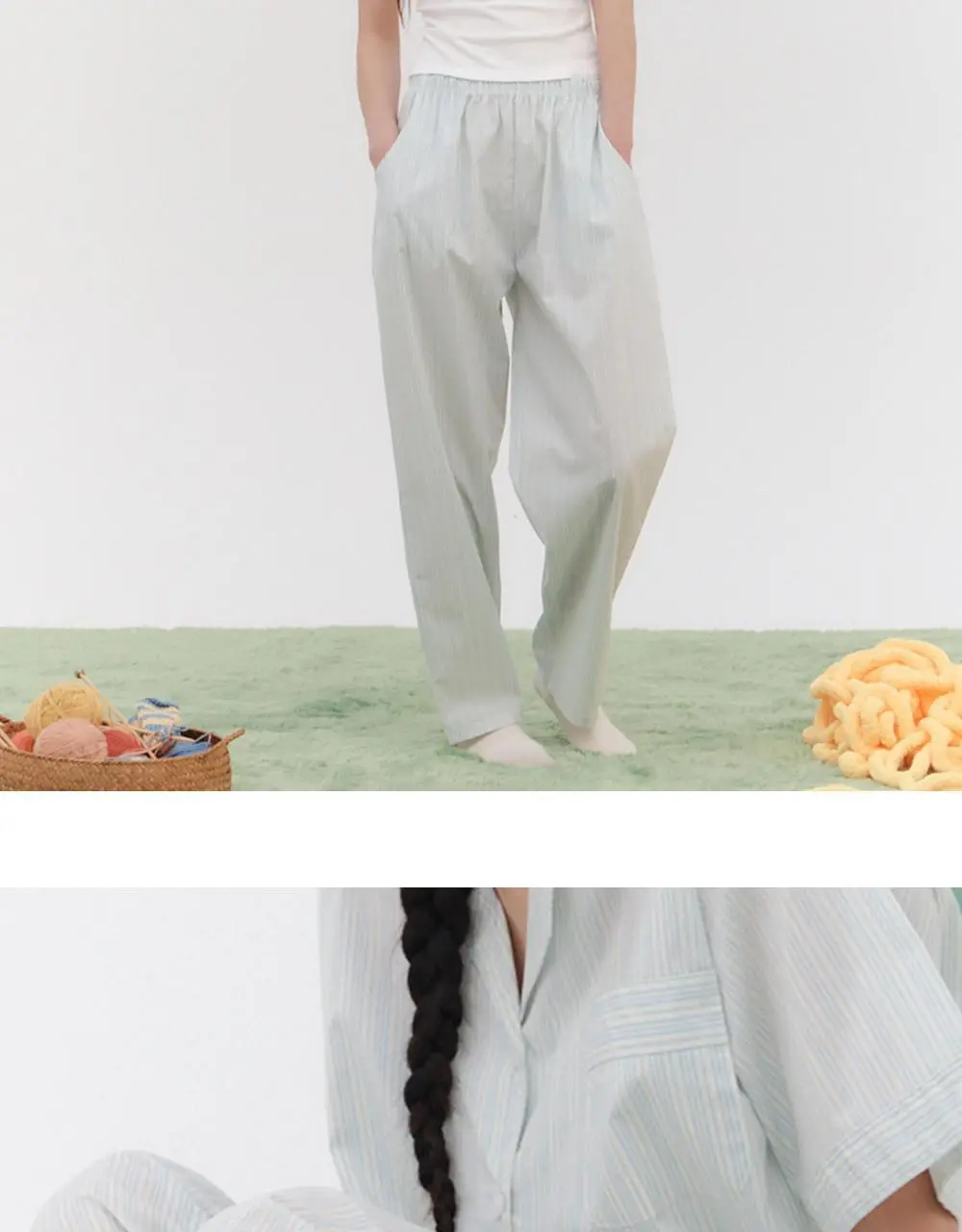 오프아워 타이드리듬 치즈폼 긴바지 (M / L / XL) 상세페이지 4