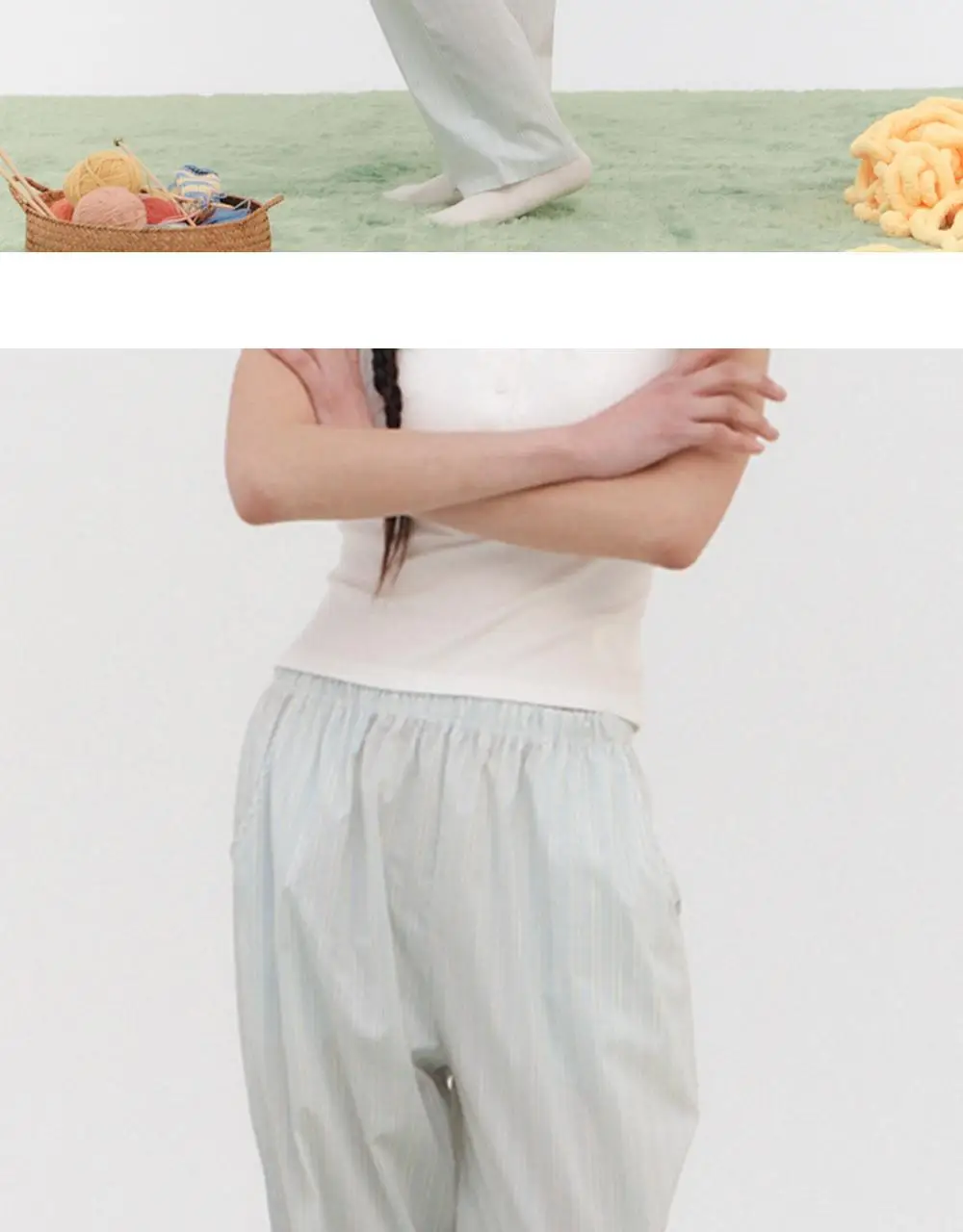오프아워 타이드리듬 치즈폼 긴바지 (M / L / XL) 상세페이지 11