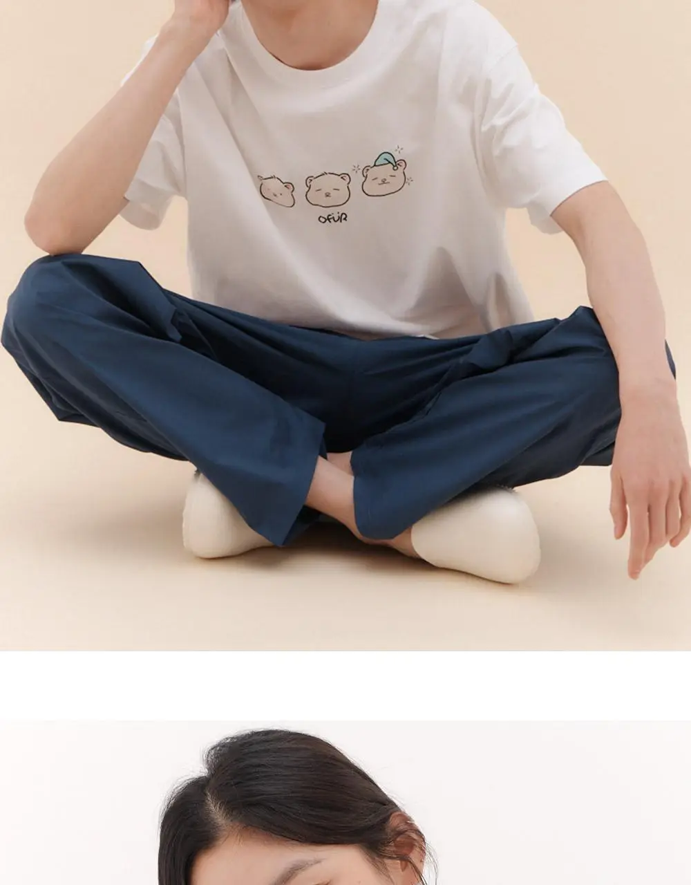 오프아워 퓨어시트 블루디즐 긴바지 상세페이지 5