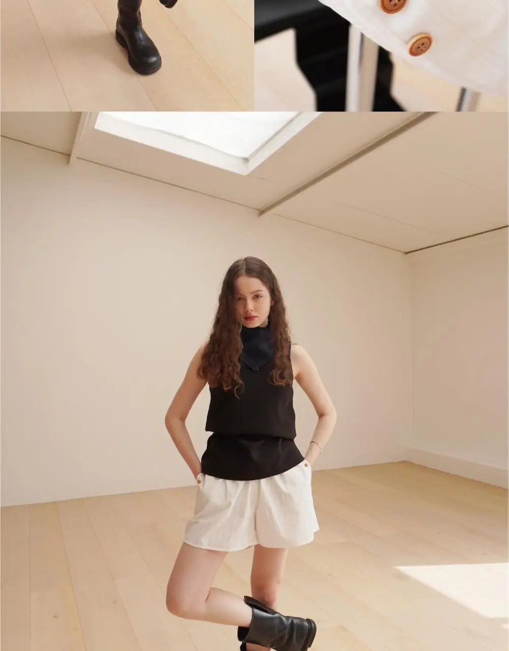 코지모지 썸머 버튼 팬츠 4종 택1 상세페이지 9