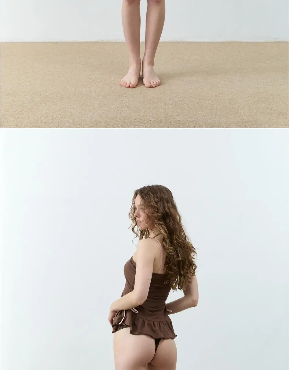 펠로 아 펠로 2way 러플 탑 2colors 상세페이지 5