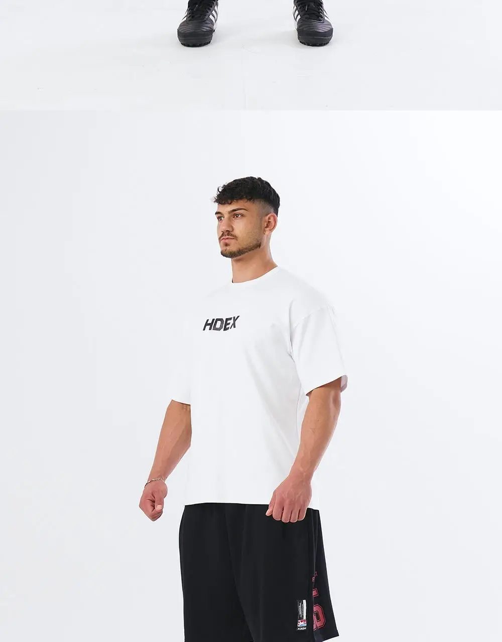 HDEX 메인로고 오버핏 반팔티 (4colors) 상세페이지 6