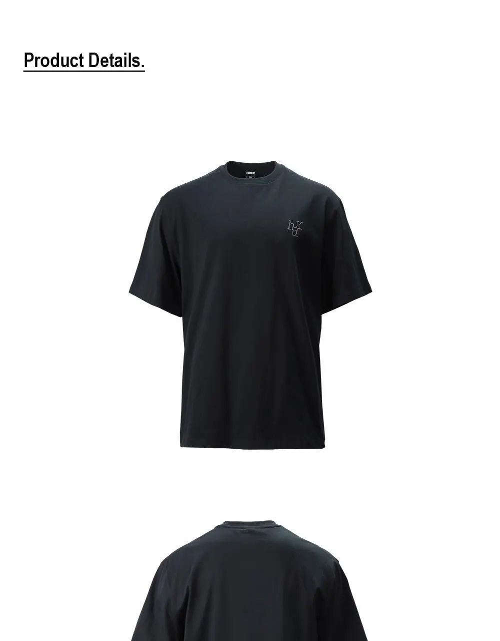 HDEX 시그니처 자수 숏 슬리브 (3colors) 상세페이지 18