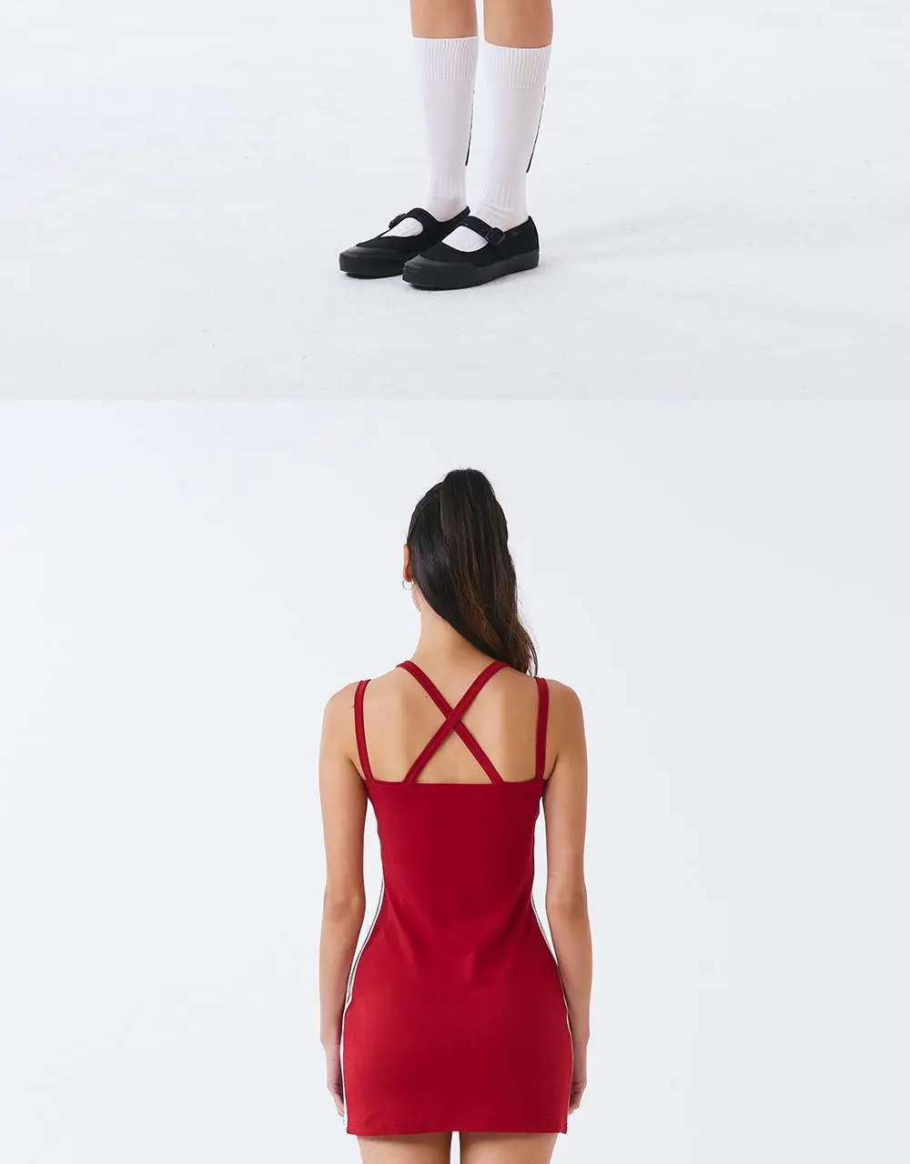 HDEX 우먼스 스포티 라인 원피스 (3colors) 상세페이지 16