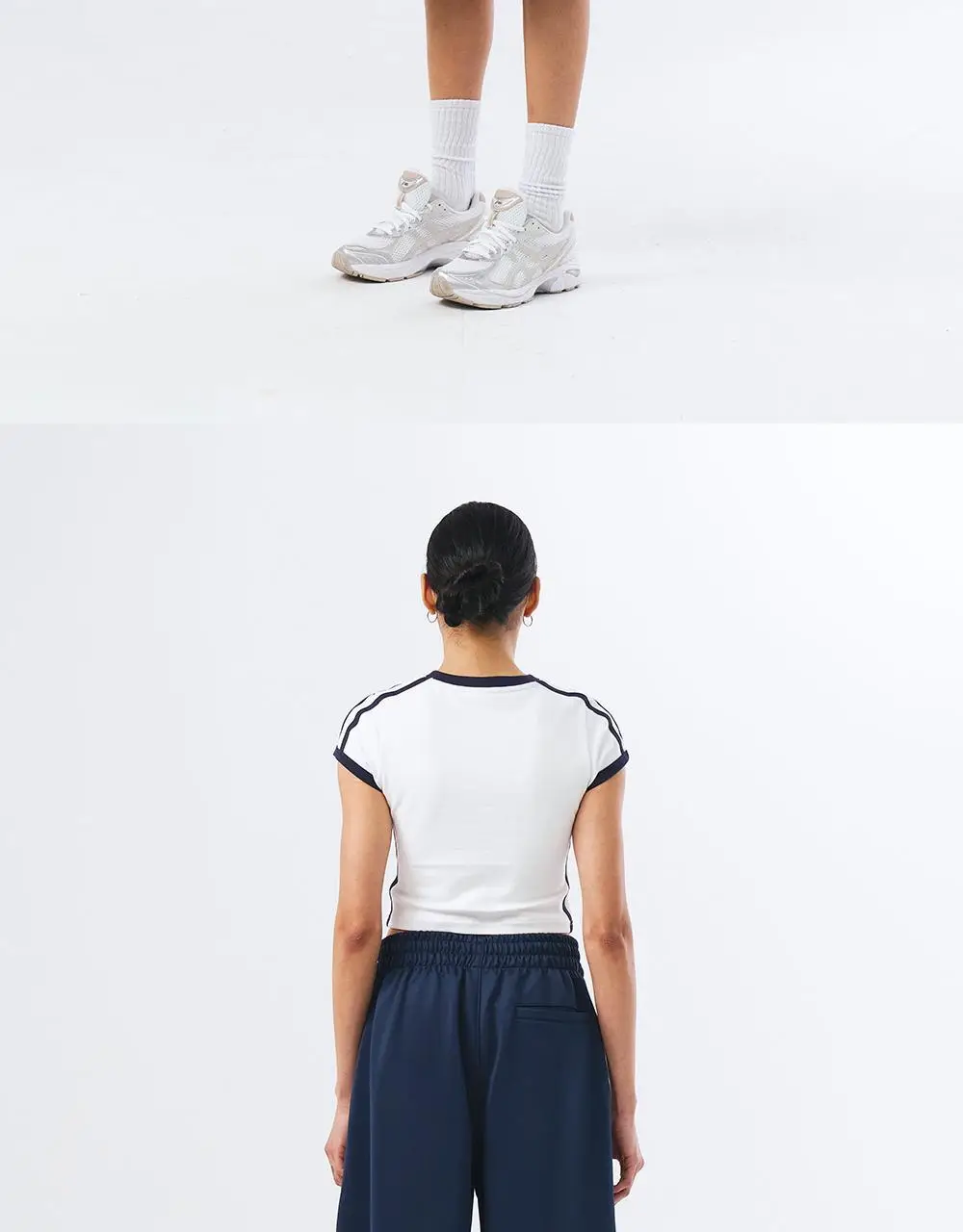 HDEX 우먼스 스포티 링거 브이넥 숏 슬리브 (3colors) 상세페이지 32