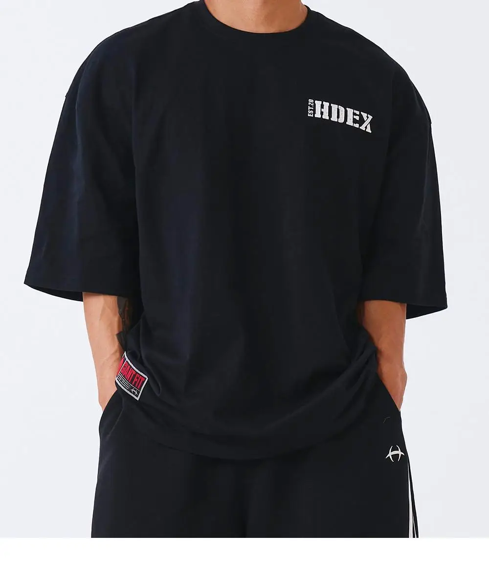 HDEX 코어 스몰 로고 자이언트핏 숏 슬리브 (4colors) 상세페이지 11