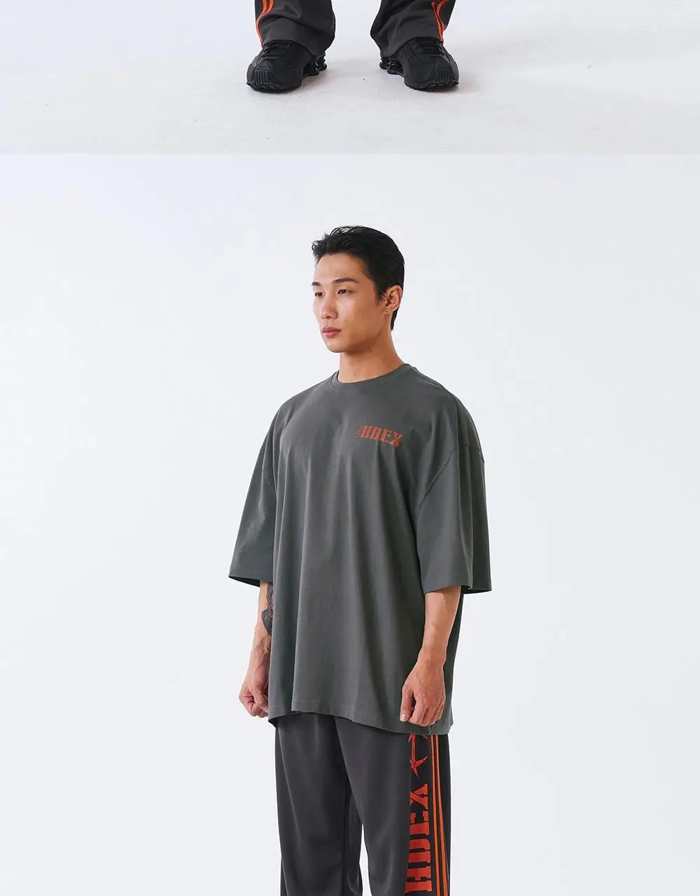 HDEX 코어 스몰 로고 자이언트핏 숏 슬리브 (4colors) 상세페이지 19