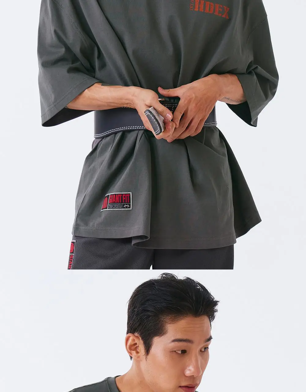 HDEX 코어 스몰 로고 자이언트핏 숏 슬리브 (4colors) 상세페이지 22