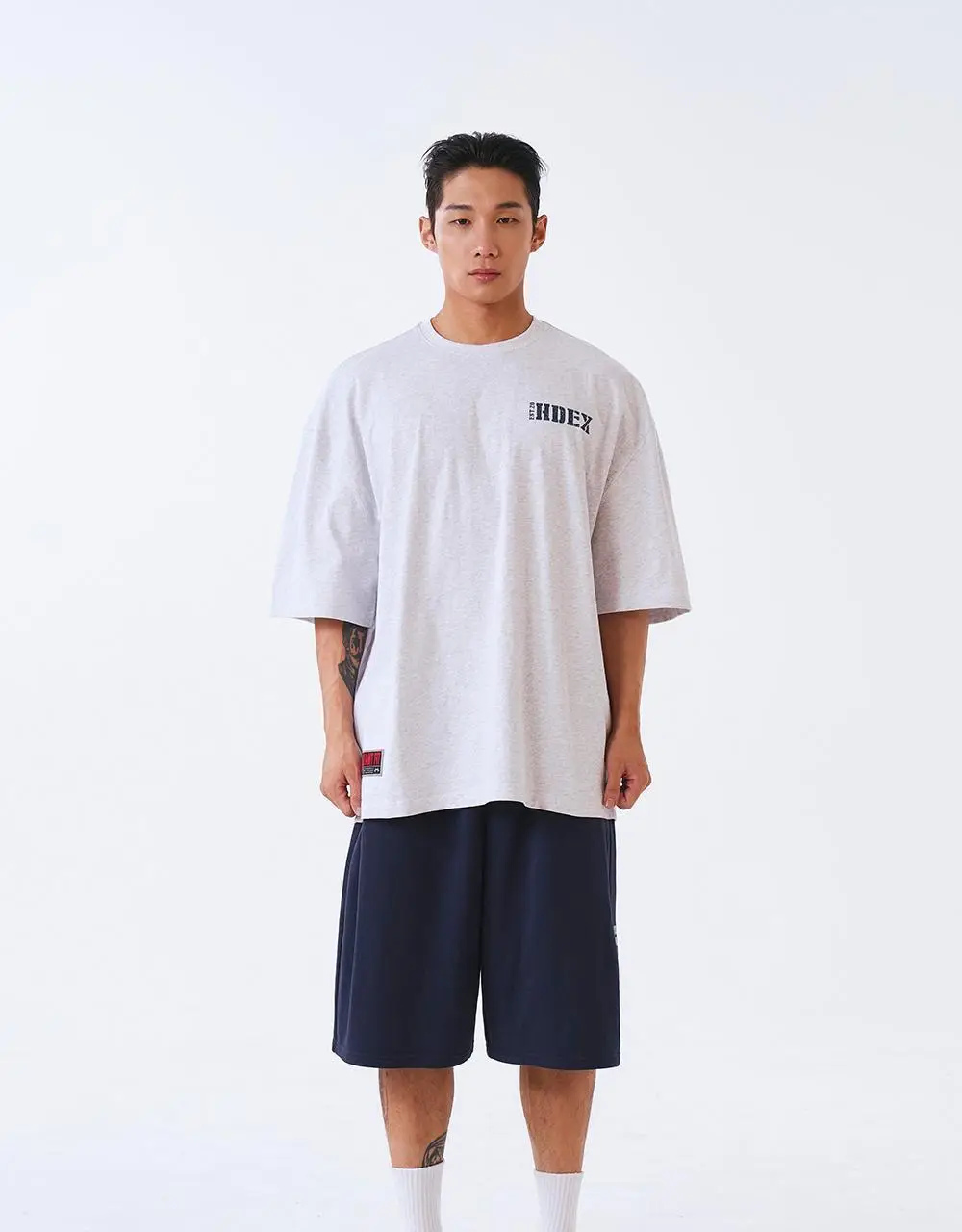 HDEX 코어 스몰 로고 자이언트핏 숏 슬리브 (4colors) 상세페이지 30