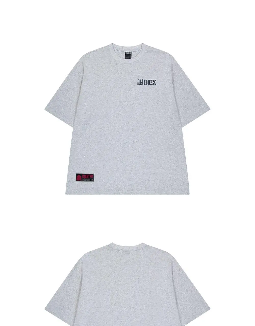HDEX 코어 스몰 로고 자이언트핏 숏 슬리브 (4colors) 상세페이지 36