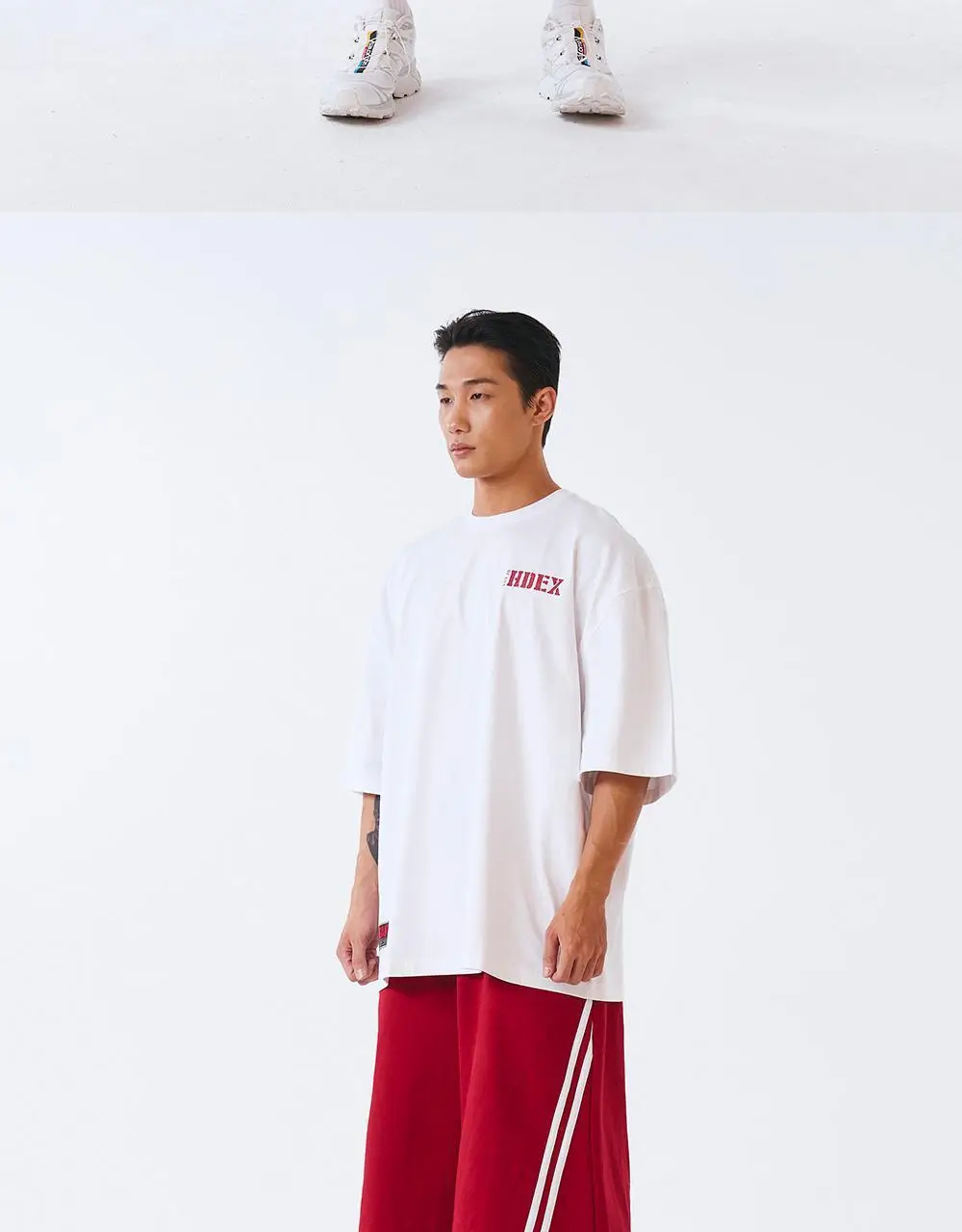 HDEX 코어 스몰 로고 자이언트핏 숏 슬리브 (4colors) 상세페이지 43
