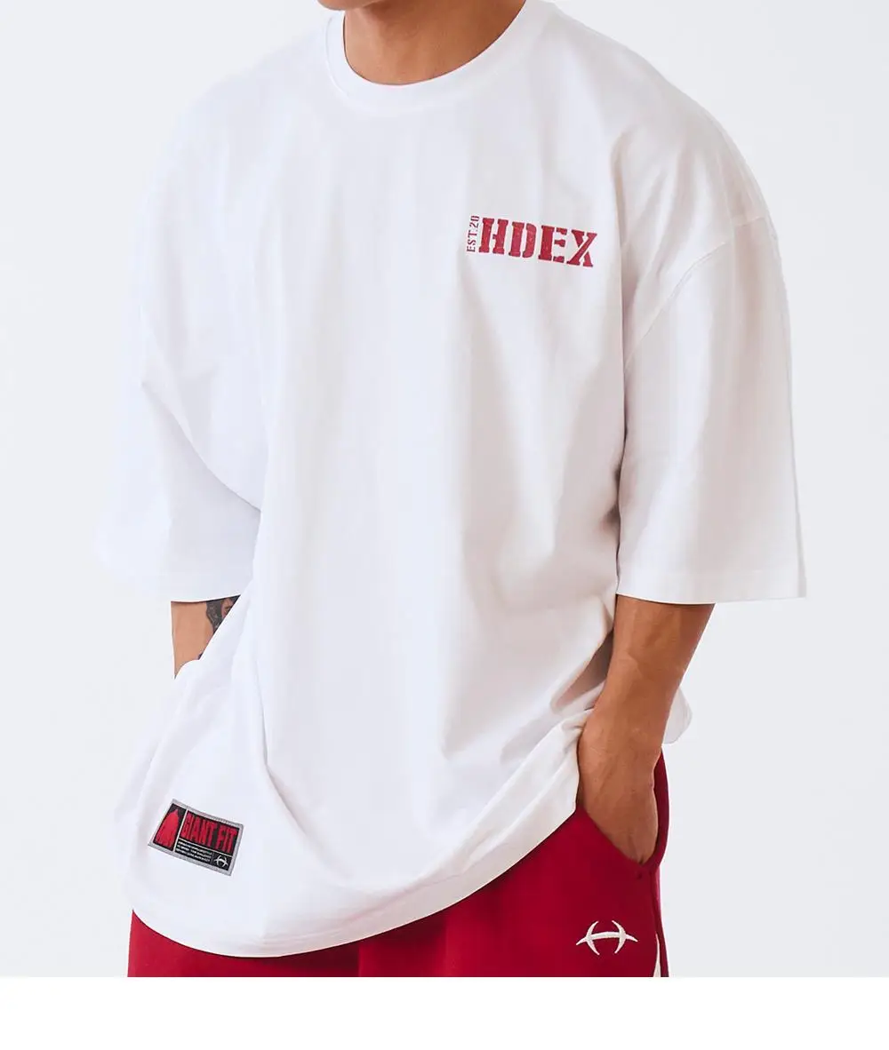HDEX 코어 스몰 로고 자이언트핏 숏 슬리브 (4colors) 상세페이지 47