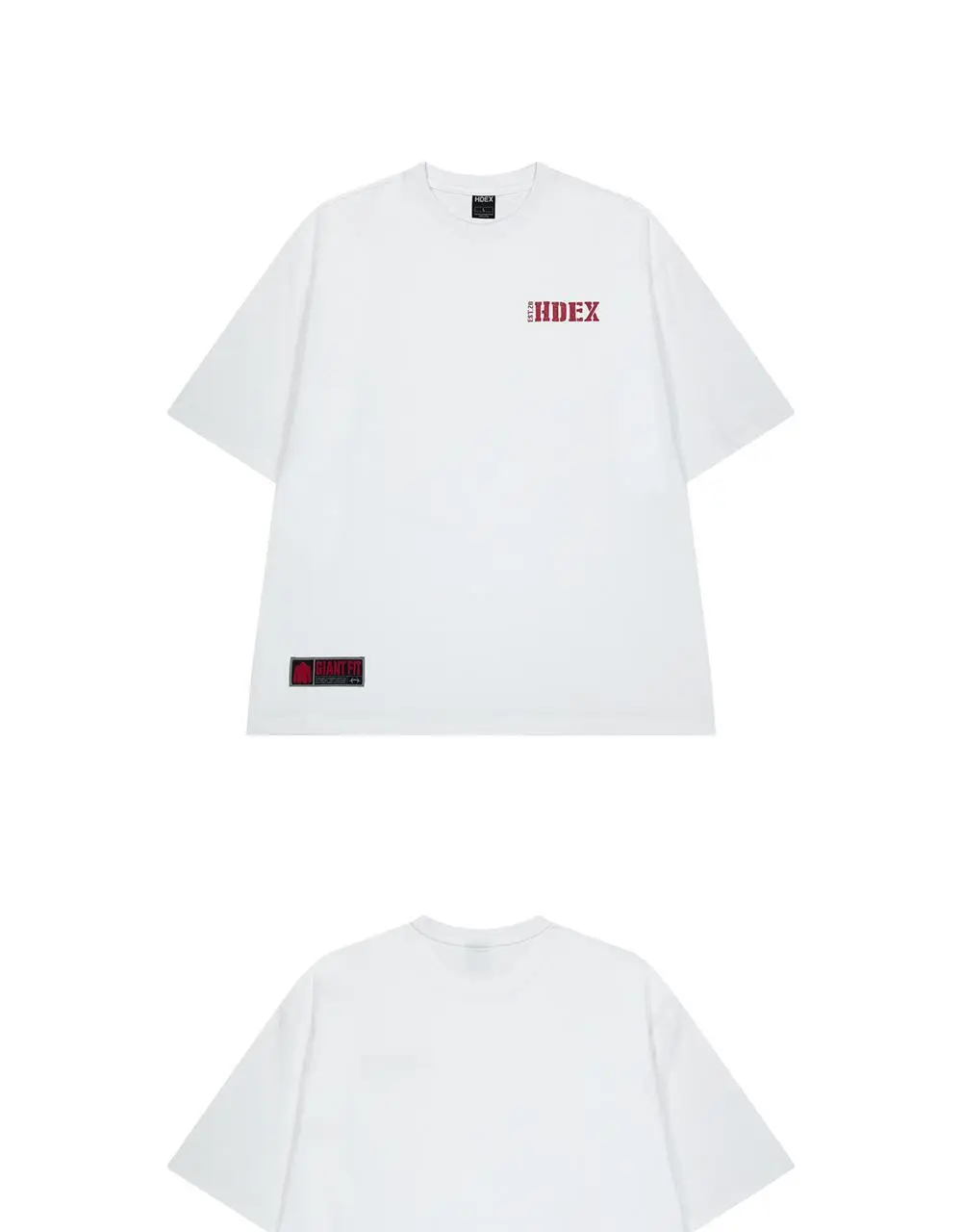 HDEX 코어 스몰 로고 자이언트핏 숏 슬리브 (4colors) 상세페이지 48