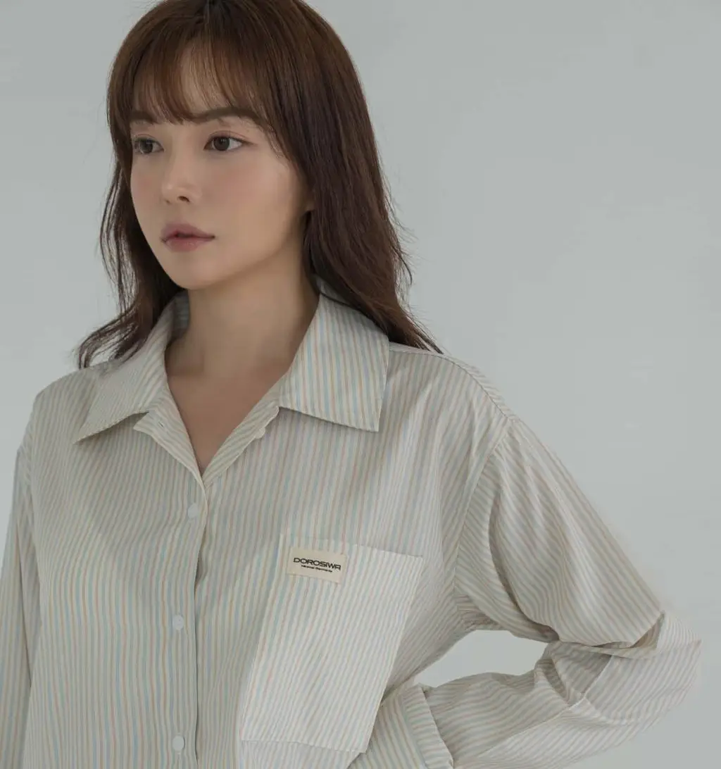 도로시와 미니멀 가먼츠 리오셀 스트라이프 파자마세트 (Long) 상세페이지 26