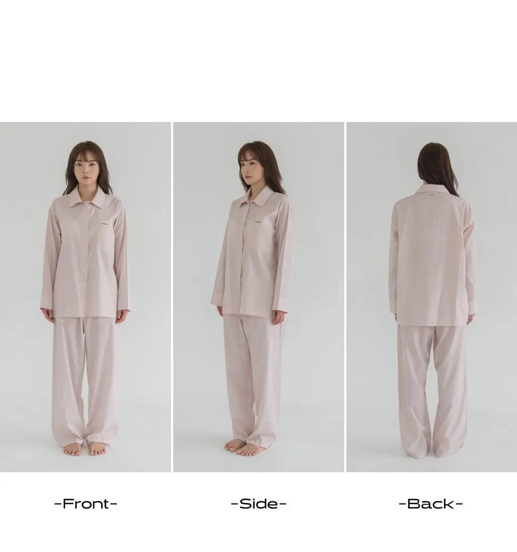 도로시와 미니멀 가먼츠 리오셀 스트라이프 파자마세트 (Long) 상세페이지 32