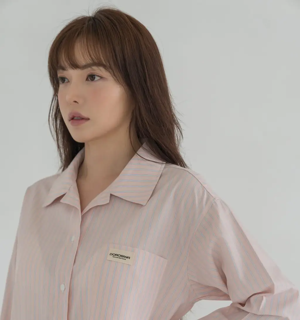 도로시와 미니멀 가먼츠 리오셀 스트라이프 파자마세트 (Long) 상세페이지 34