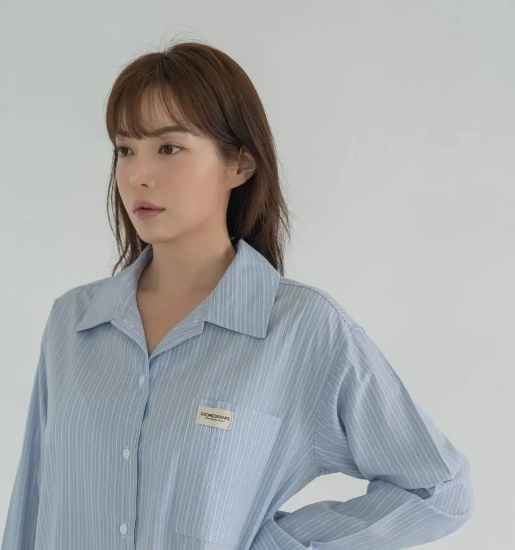도로시와 미니멀 가먼츠 리오셀 스트라이프 파자마세트 (Long) 상세페이지 42