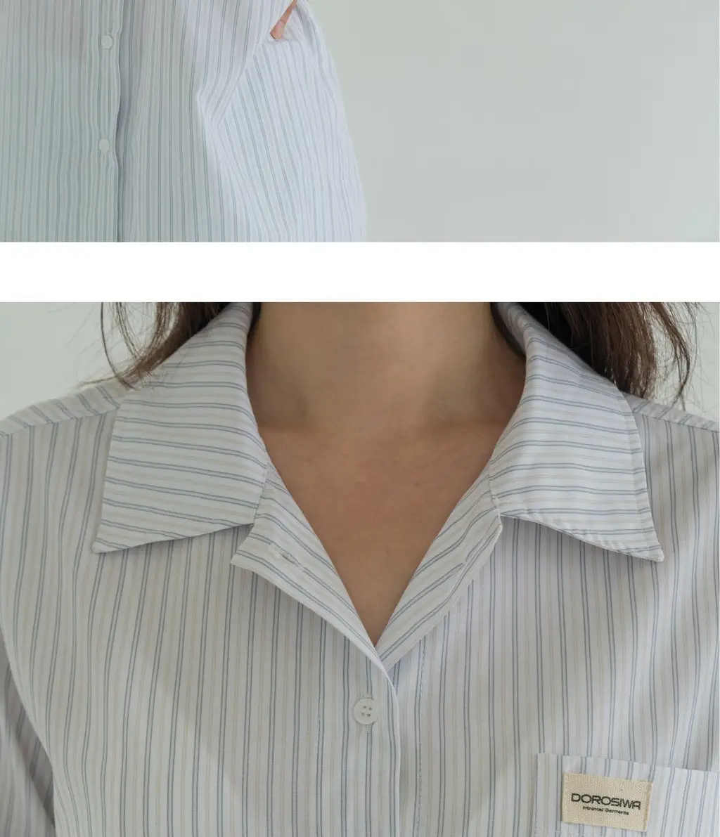 도로시와 미니멀 가먼츠 리오셀 스트라이프 파자마세트 (Shorts) 상세페이지 21