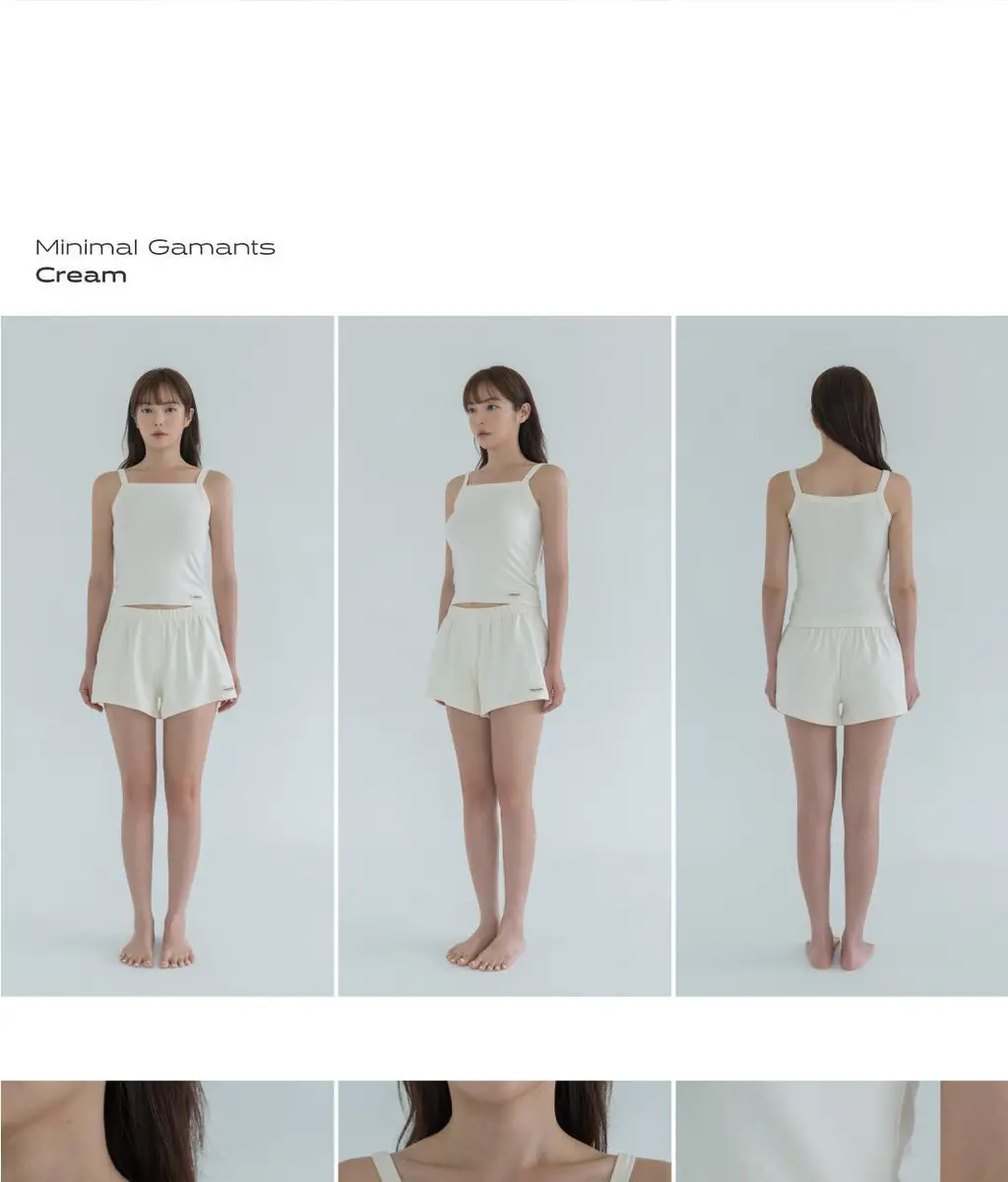 도로시와 미니멀 가먼츠 소프트 코튼 슬리브리스 상세페이지 24