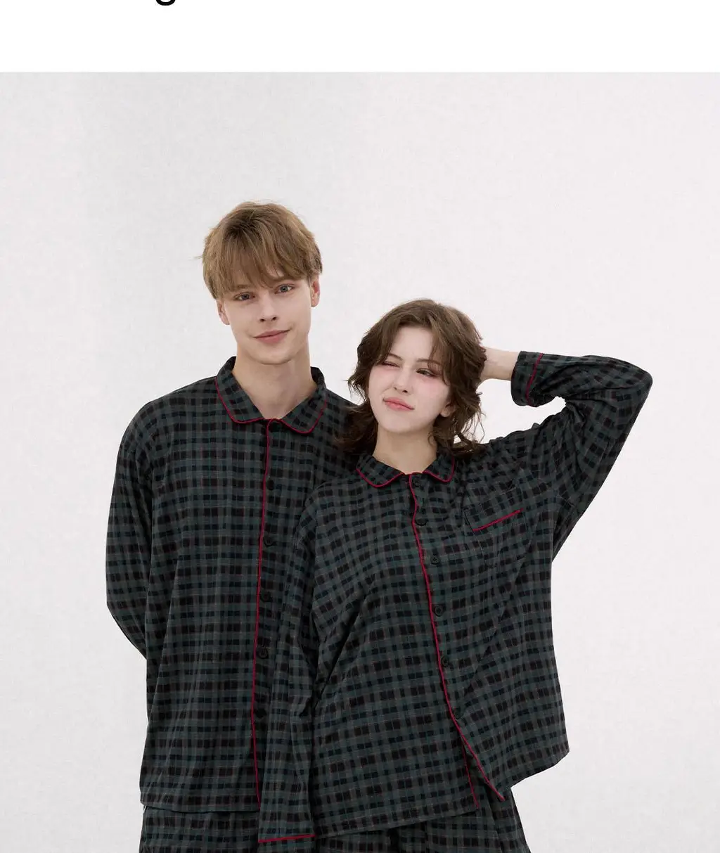 도씨 소프킨 그리든 커플 잠옷 세트 상세페이지 4