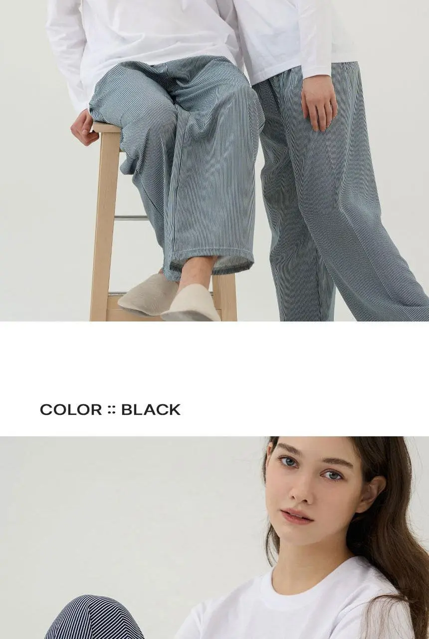 도씨 실크핏 클린 커플 잠옷 바지 상세페이지 4