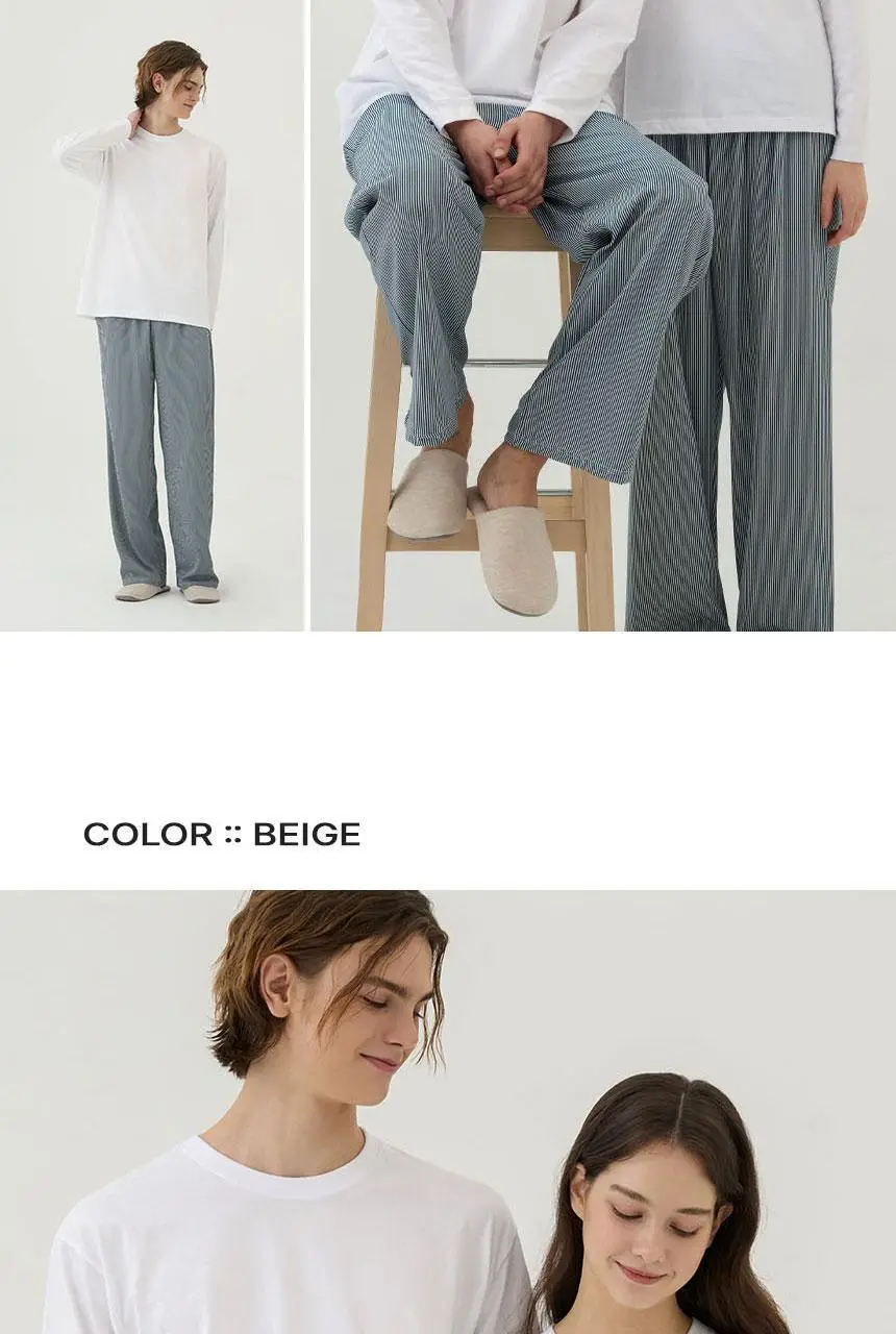 도씨 실크핏 클린 커플 잠옷 바지 상세페이지 8