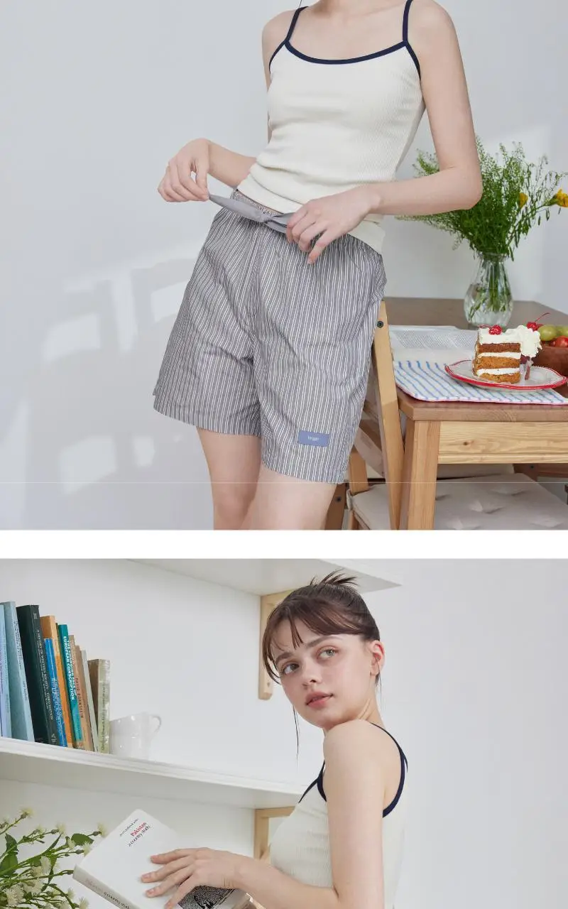 러브 썸머 파자마 숏팬츠 - 그레이 상세페이지 9