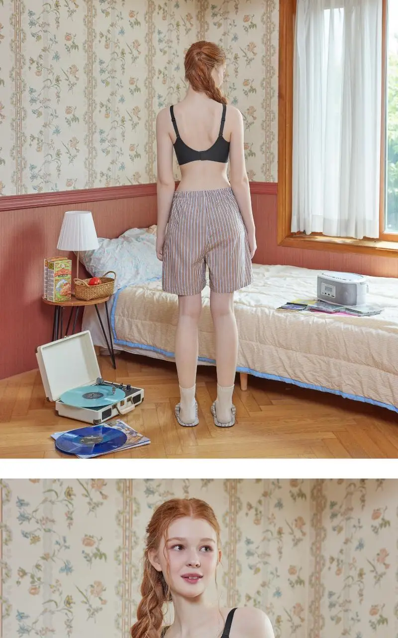 러브 썸머 파자마 숏팬츠 - 브라운 상세페이지 8