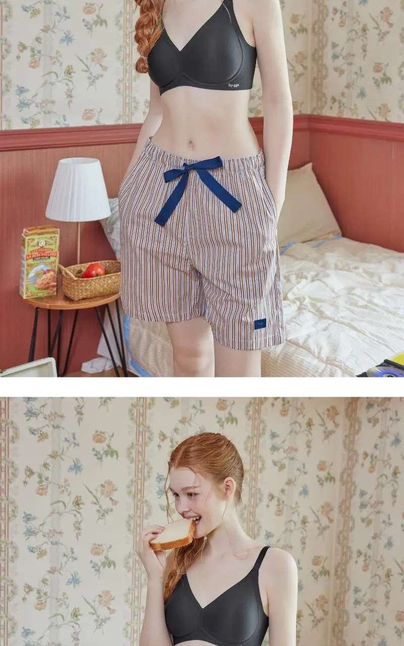 러브 썸머 파자마 숏팬츠 - 브라운 상세페이지 9