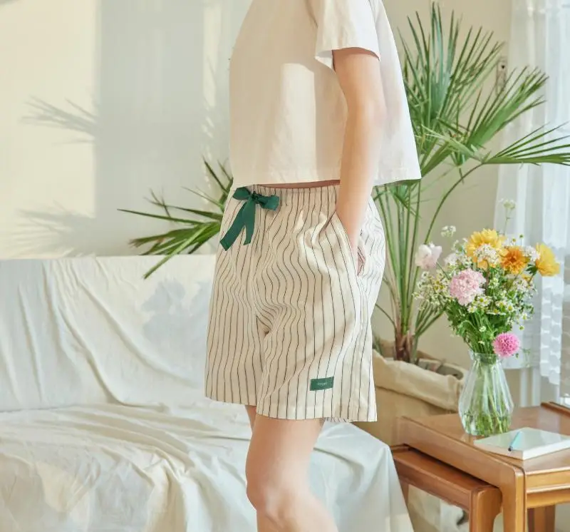 러브 썸머 파자마 숏팬츠 - 크림 상세페이지 9