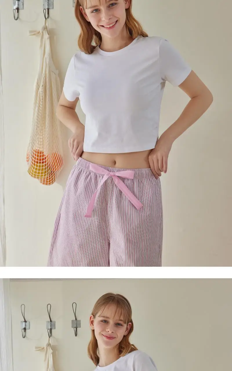 러브 썸머 파자마 숏팬츠 - 핑크 상세페이지 8