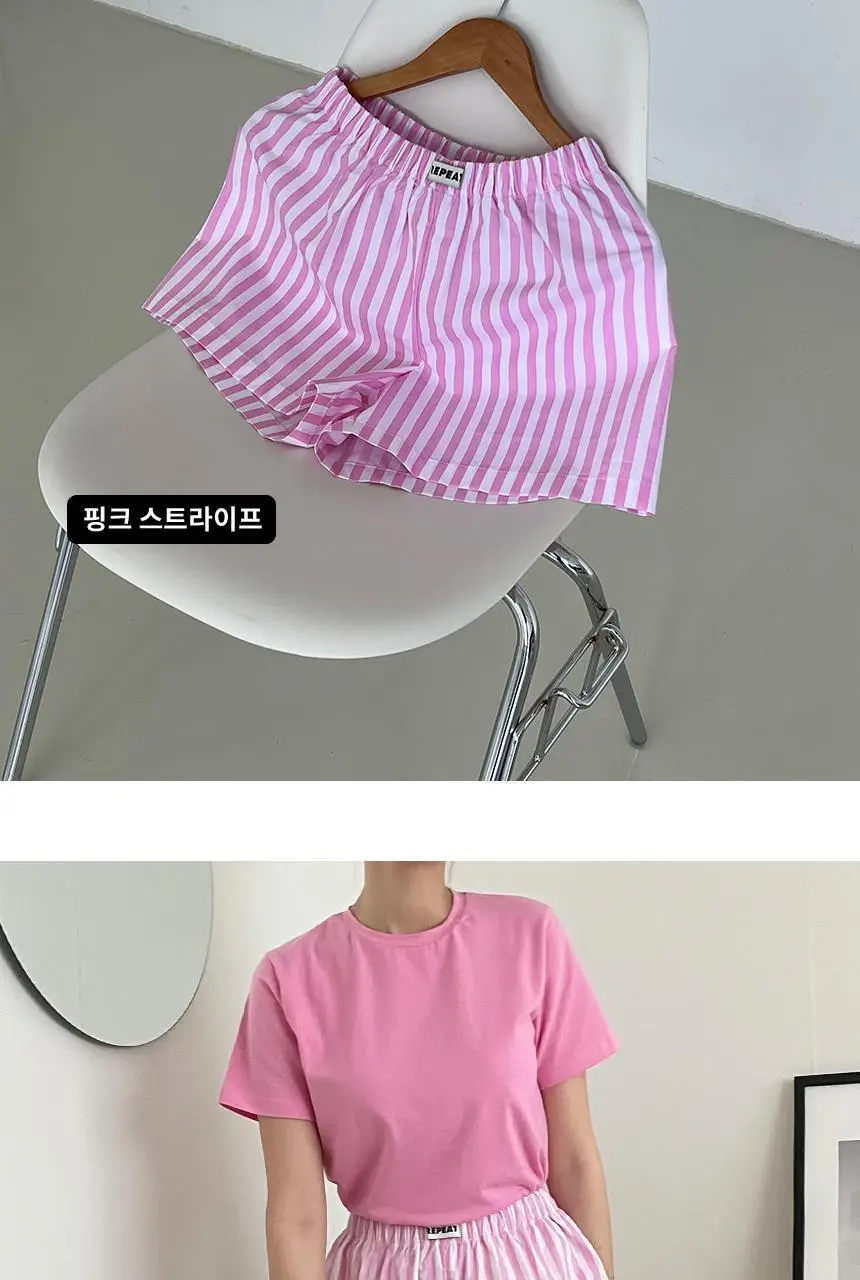 리핏 컬러 트렁크 쇼츠 파마자 반바지 (9colors) 상세페이지 8
