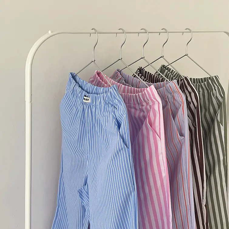 리핏 컬러 파자마 긴바지 (5colors)