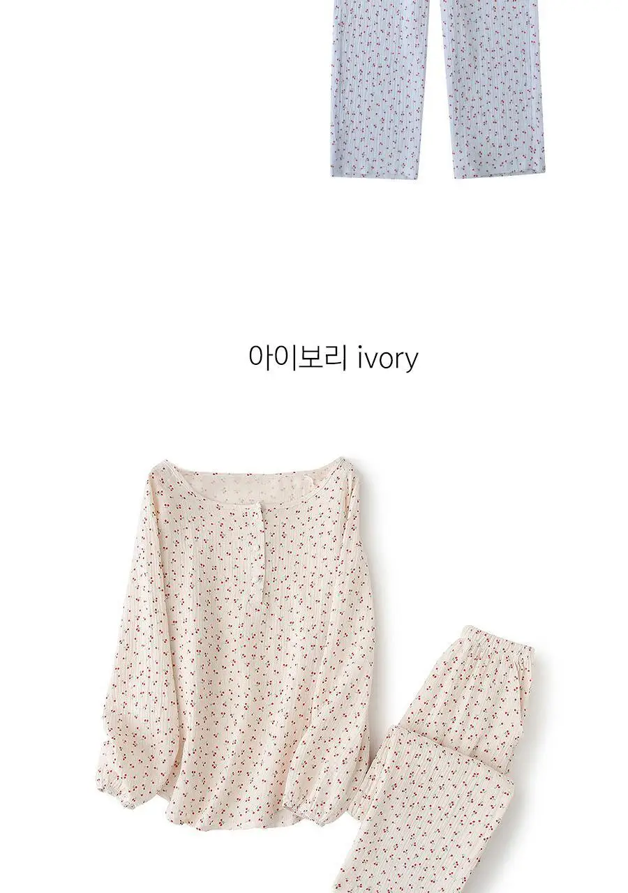 마른파이브 리틀 체리 라운드넥 순면 요루 파자마 3종 택1 상세페이지 68