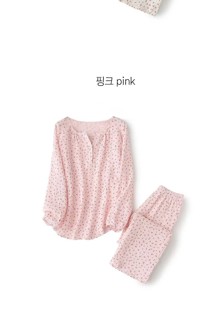 마른파이브 리틀 체리 라운드넥 순면 요루 파자마 3종 택1 상세페이지 69