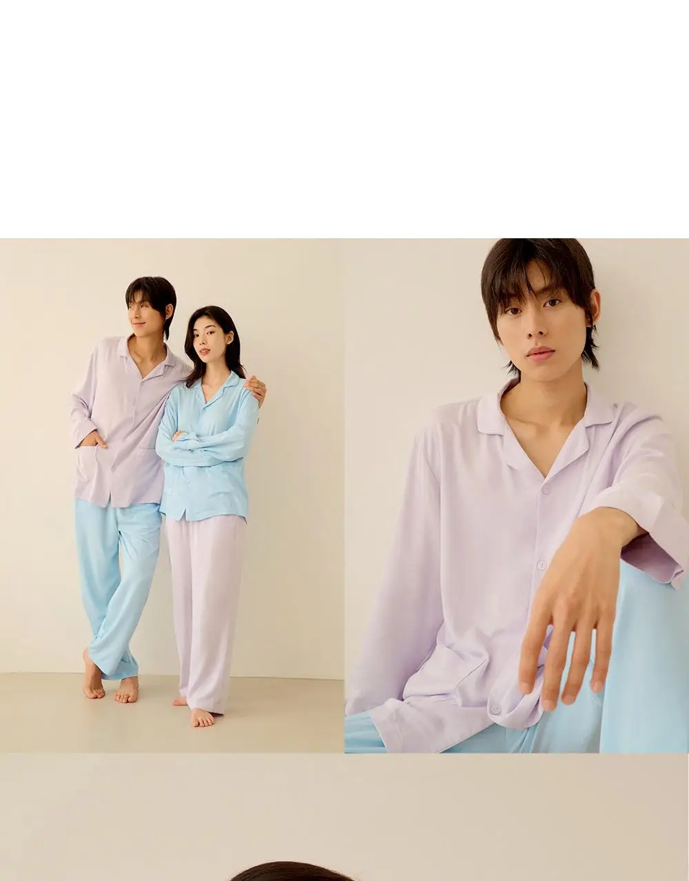 마른파이브 스너글리 모달 파자마 믹스 앤 매치 상하의 세트 5colors (M~XL) 상세페이지 7