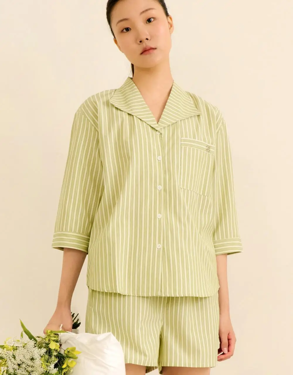 마른파이브 위스퍼 스트라이프 세일러 7부 파자마 세트 3colors (F/L, XL) 상세페이지 49
