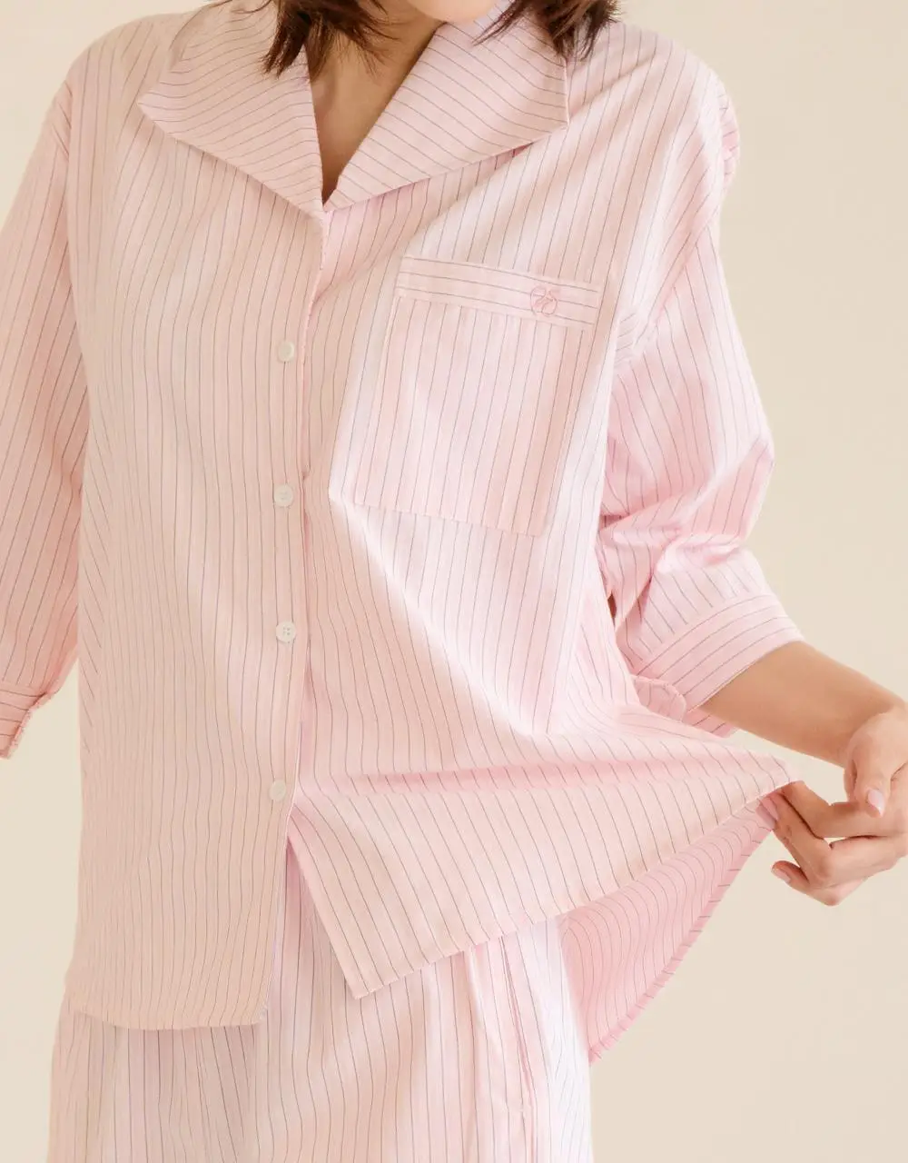마른파이브 위스퍼 스트라이프 세일러 7부 파자마 세트 3colors (F/L, XL) 상세페이지 53