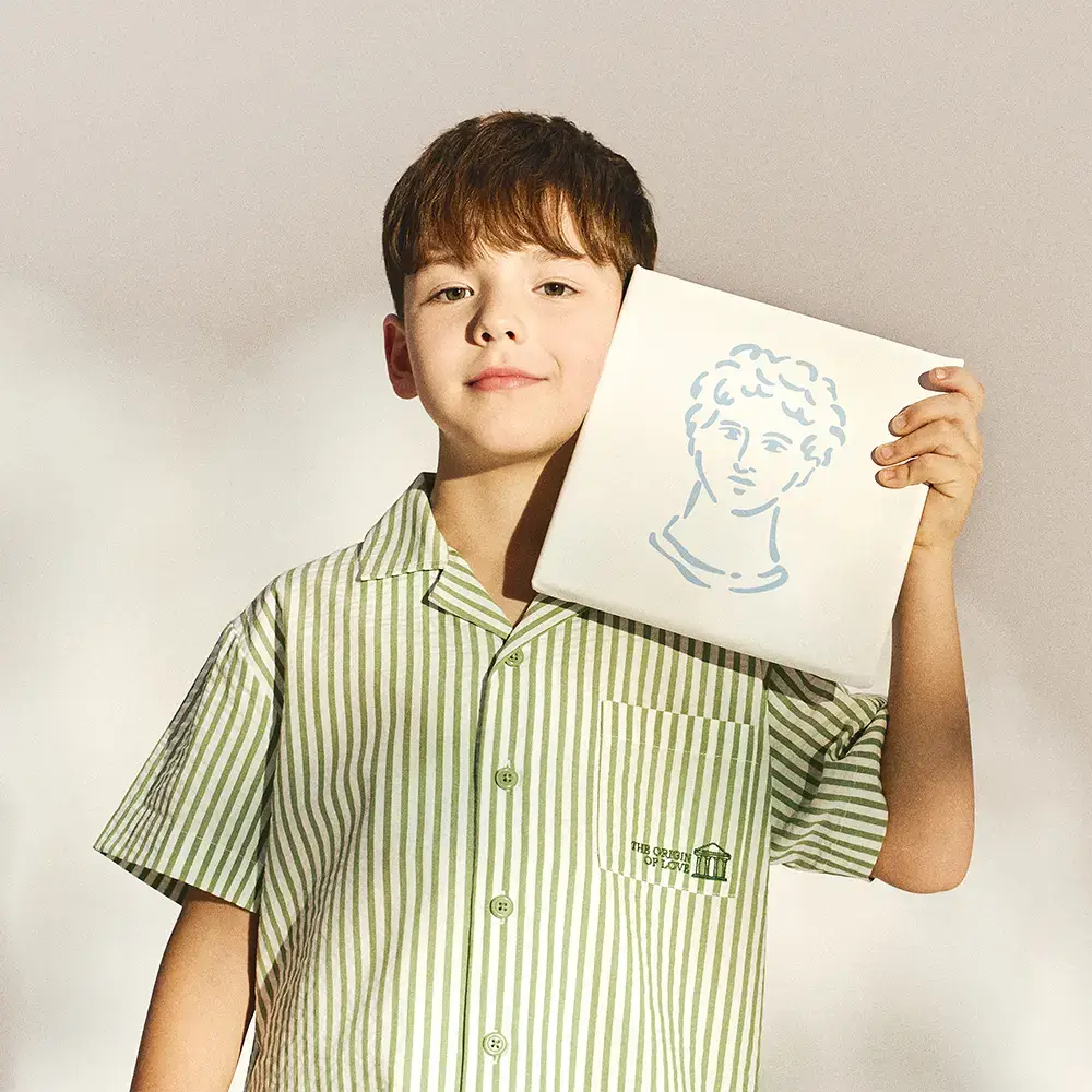 오르시떼 세이그린/블루/핑크 패밀리 파자마 모음(여성/남성/여아/남아)