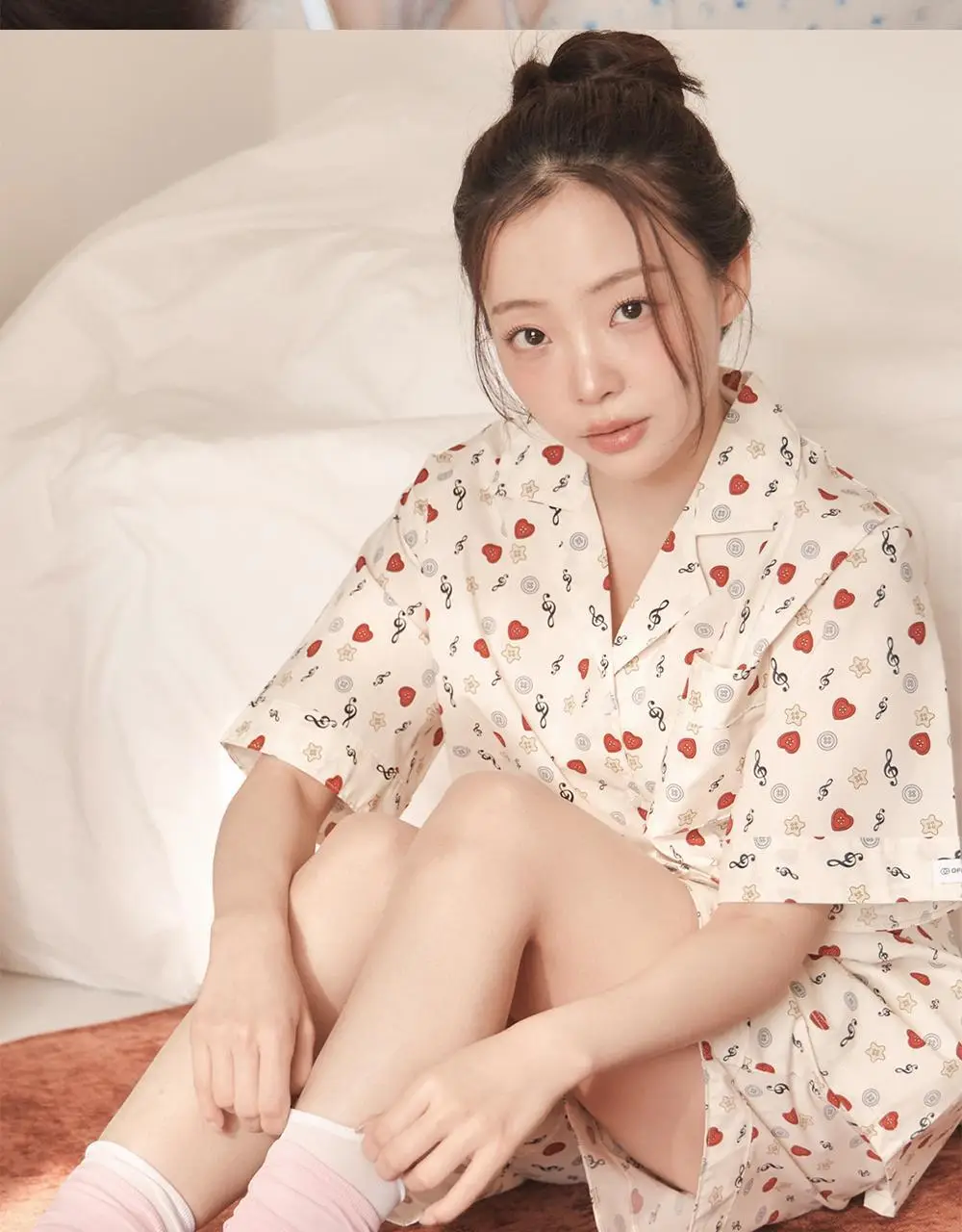 오프아워 드리미두들스 못말리는음악가 반팔 잠옷 세트 상세페이지 2