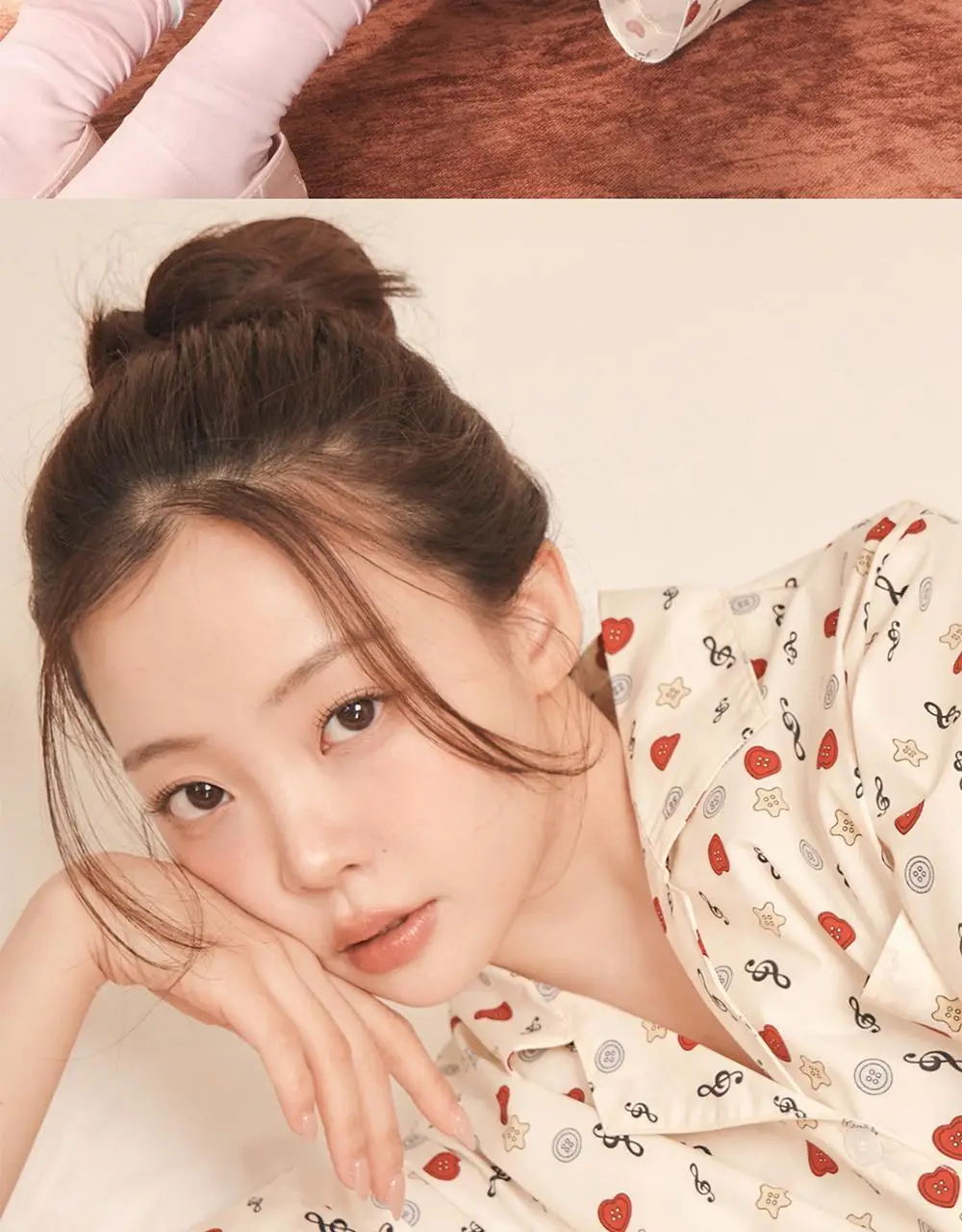 오프아워 드리미두들스 못말리는음악가 반팔 잠옷 세트 상세페이지 3