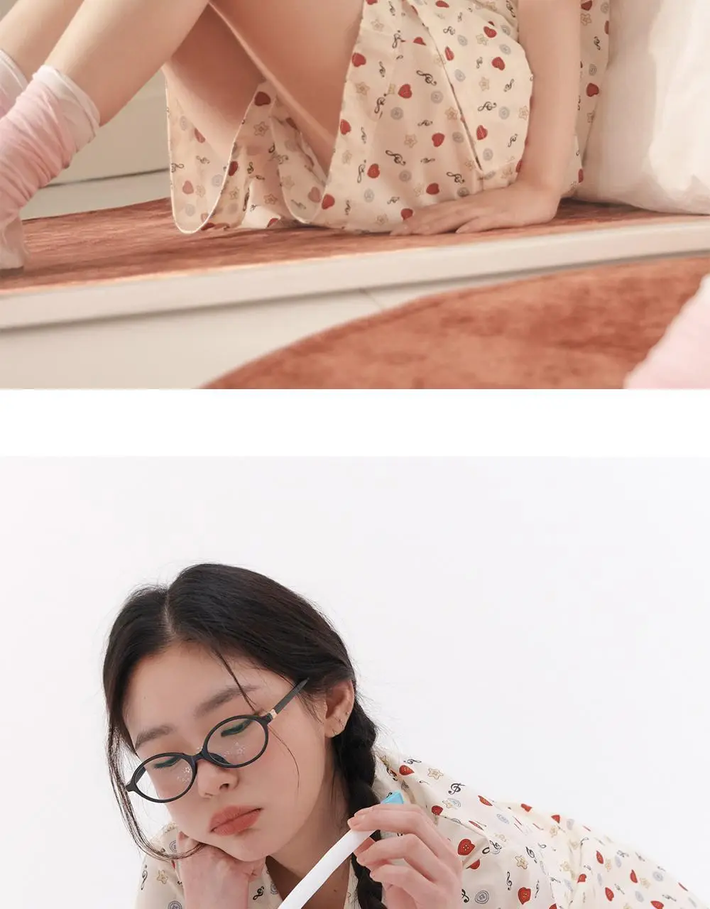 오프아워 드리미두들스 못말리는음악가 반팔 잠옷 세트 상세페이지 5