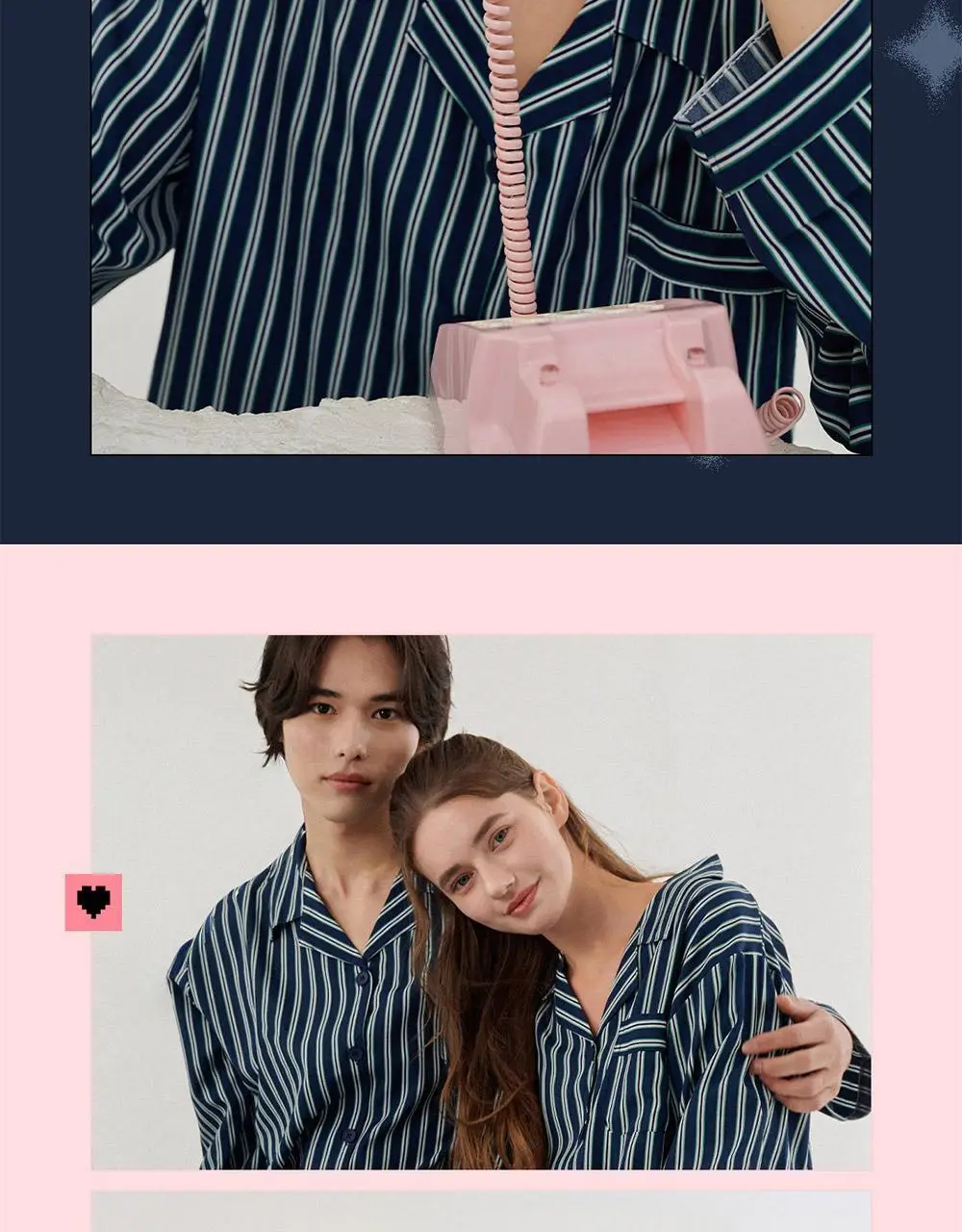 오프아워 미드나잇 긴팔 잠옷 세트 3종 1택 (M/L/XL) 상세페이지 4